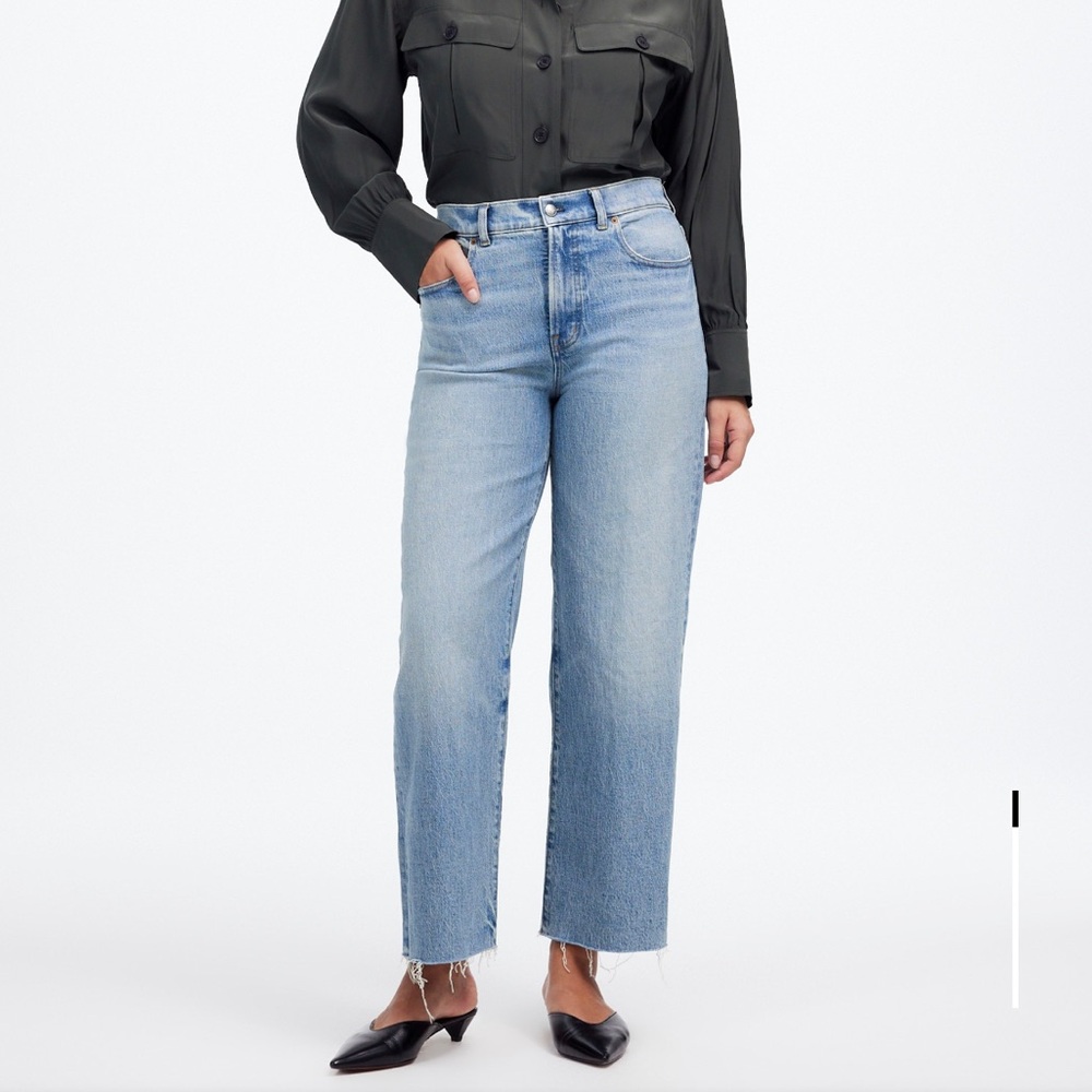 Madewell Perfect Vintage Wide Leg Crop Jean
